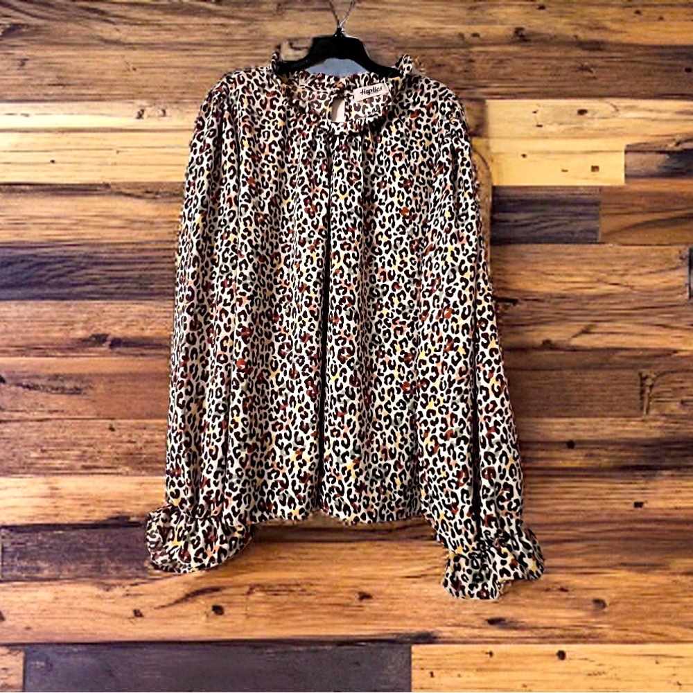Boutique Leopard Print Blouse